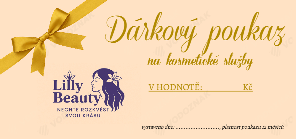 Dárkový poukaz Lilly Beauty